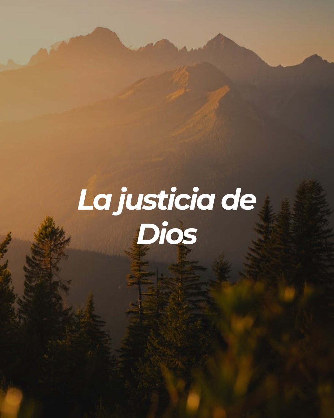La justicia de Dios