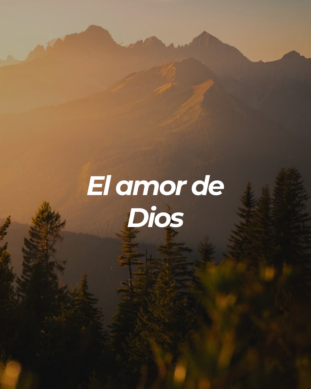 El amor de Dios