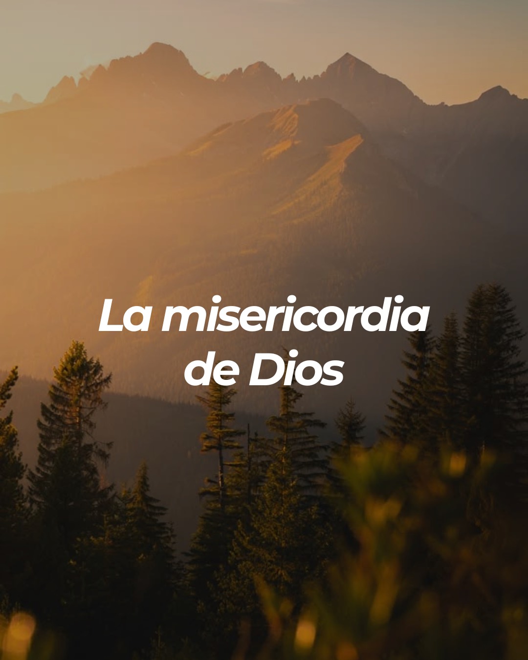 La misericordia de Dios